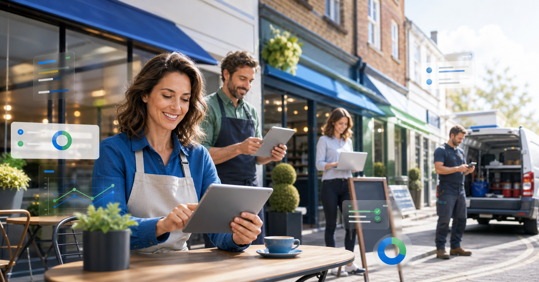 Local businesses using digital tools